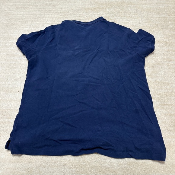 Polo Ralph Lauren Big Pony Crest Crest Emblem Navy Blue Custom Slim Fit XL - Picture 6 of 8